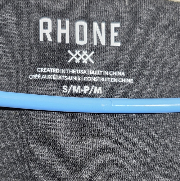 RHONE Dark Gray Heritage Midweight Robe - Picture 8 of 8